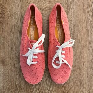 Women's Keds Champion‎ Eyelet sneakers in coral Size 10